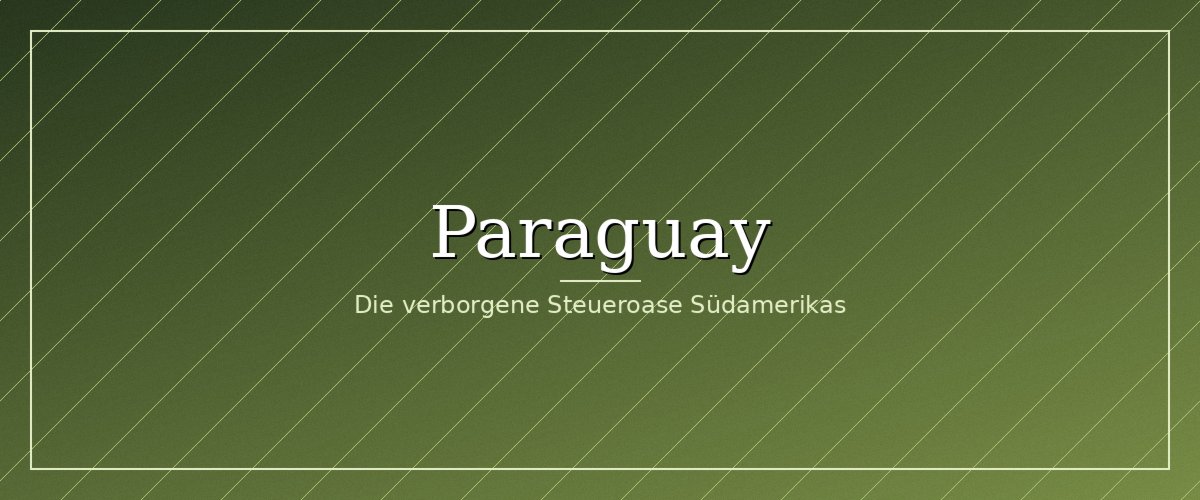 Auswandern nach Paraguay – Territorialbesteuerung